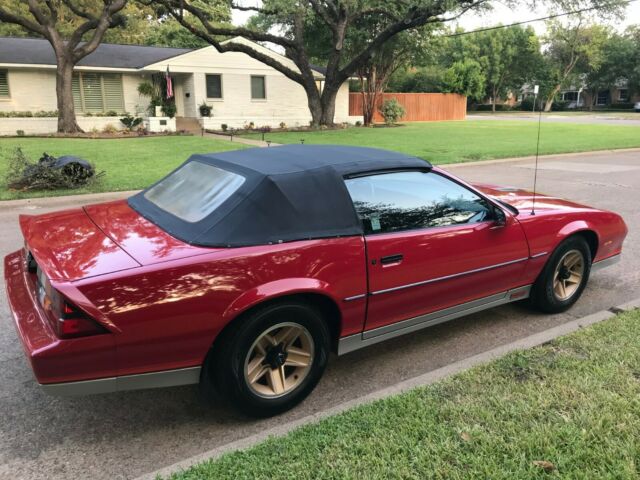 1984 Red Chevrolet Camaro Convertible