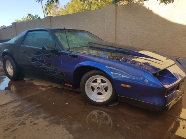 1984 Blue Chevrolet Camaro Coupe