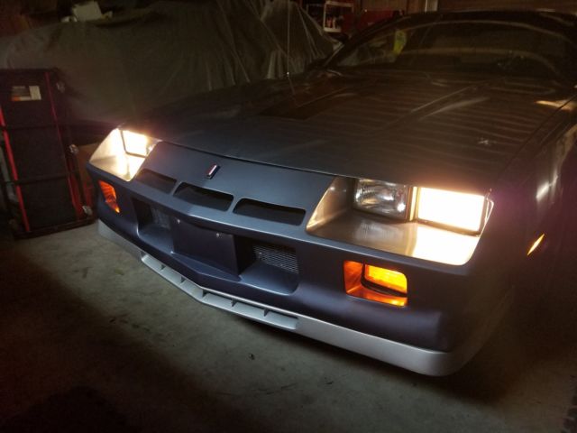 1984 Blue Chevrolet Camaro Coupe