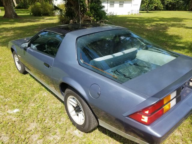 1984 Blue Chevrolet Camaro Coupe