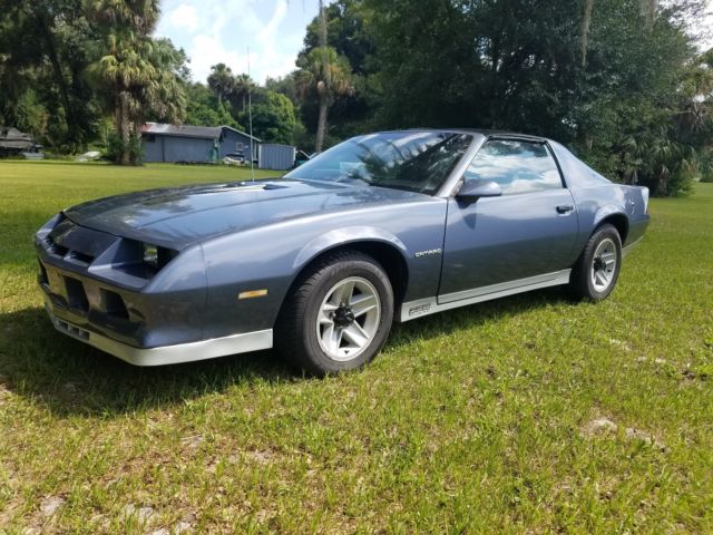1984 Blue Chevrolet Camaro Coupe