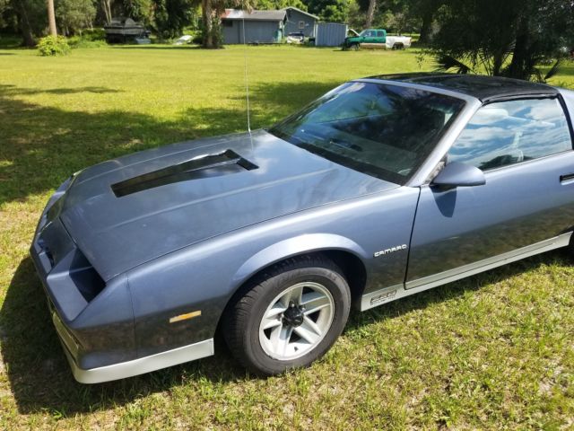 1984 Blue Chevrolet Camaro Coupe