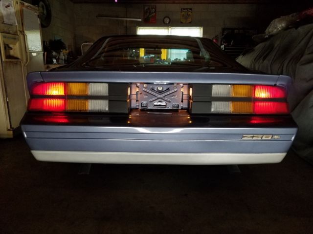 1984 Blue Chevrolet Camaro Coupe