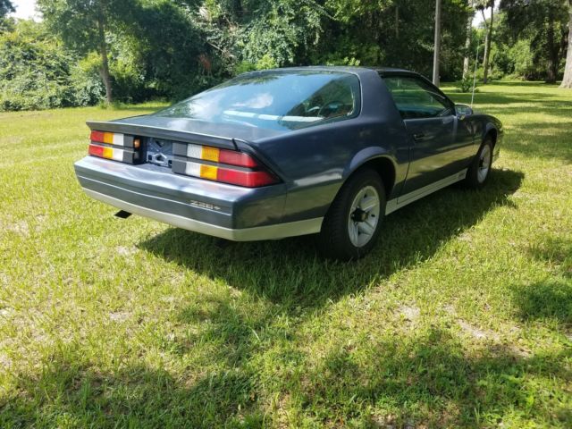 1984 Blue Chevrolet Camaro Coupe