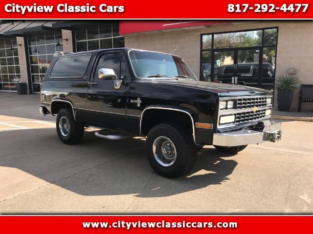1984 Black Chevrolet Blazer