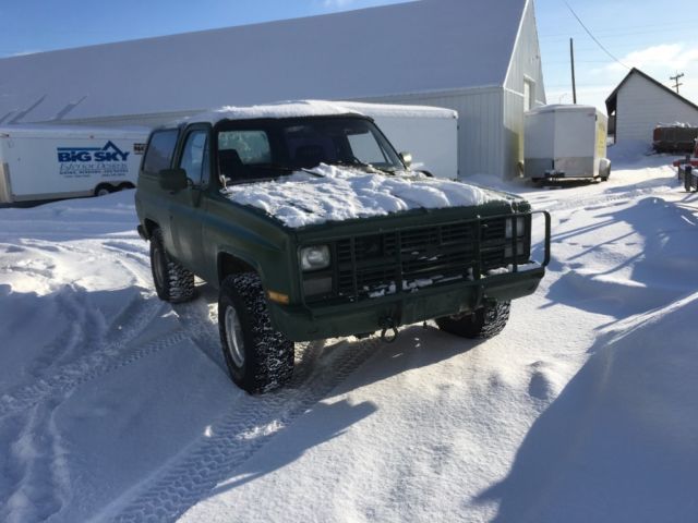 1984 Green Chevrolet Blazer SUV