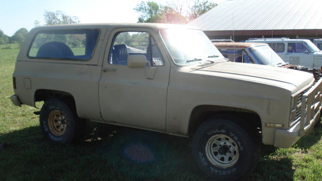 1984 Gold Chevrolet Blazer