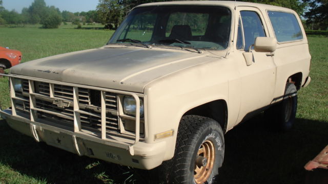 1984 Gold Chevrolet Blazer