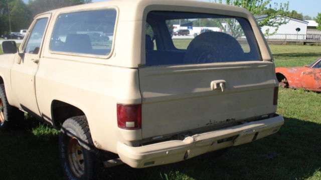 1984 Gold Chevrolet Blazer