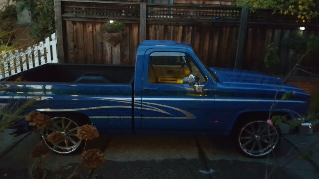 1984 Blue Chevrolet C-10 Standard Cab Pickup