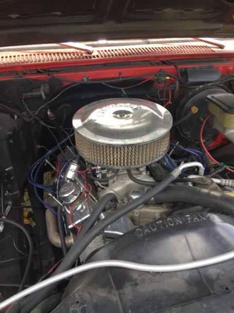 1984 Red/Silver Chevrolet C-10 Standard Cab Pickup