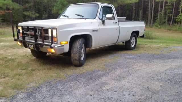 1984 White Chevrolet C/K Pickup 2500 Standard Cab Pickup