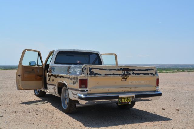 1984 Tan Chevrolet C-10 Standard Cab Pickup