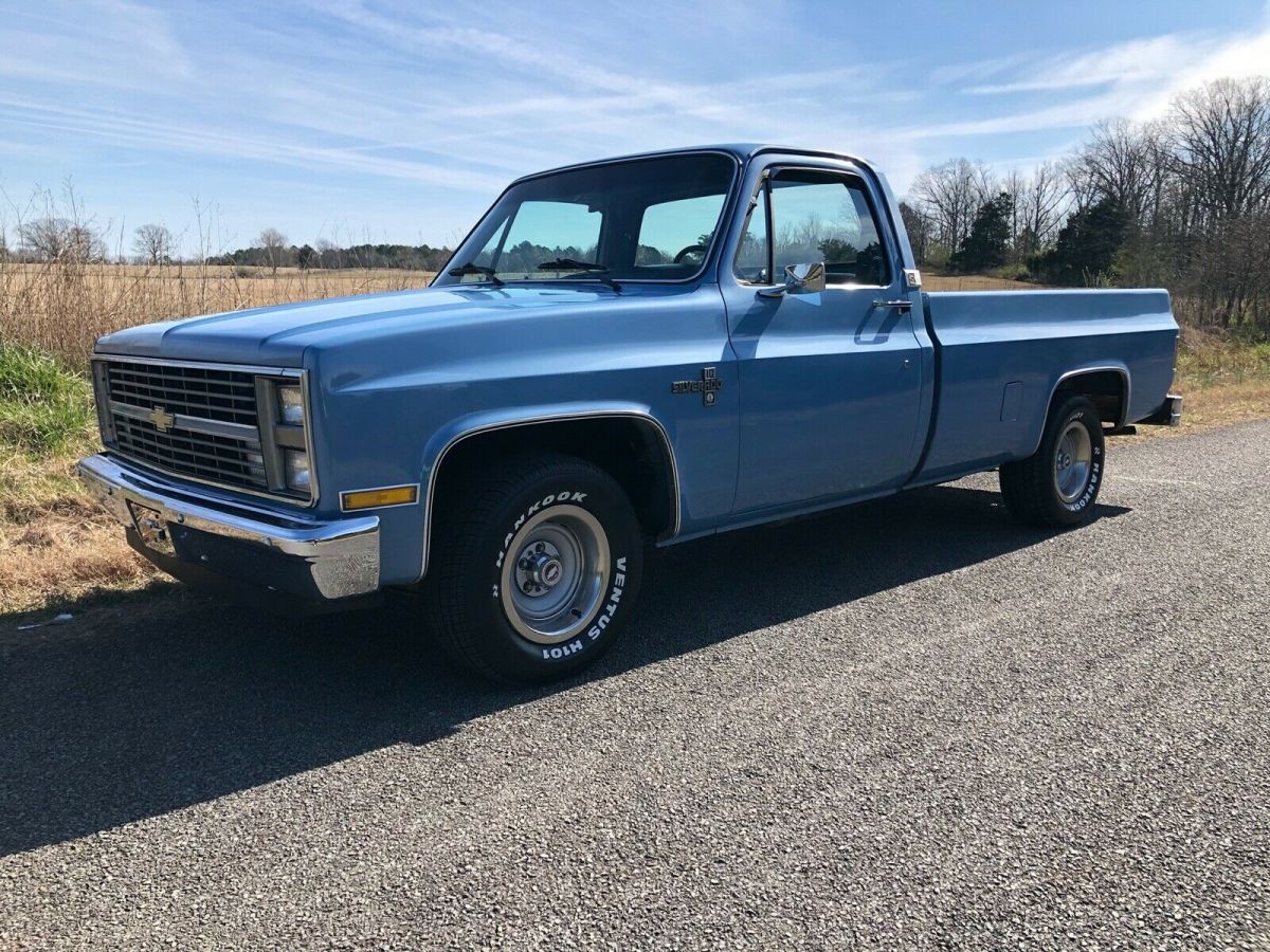 1984 Blue Chevrolet C-10 Standard Cab Pickup