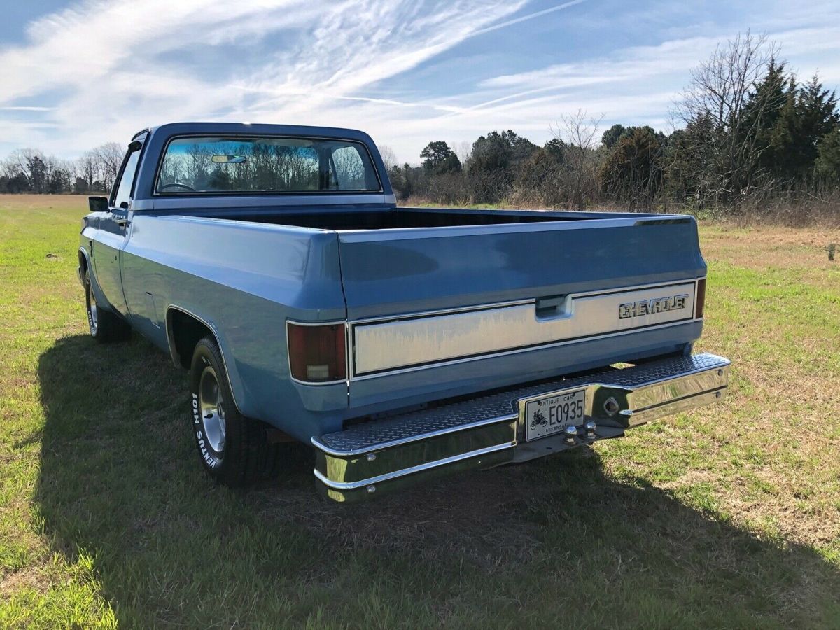 1984 Blue Chevrolet C-10 Standard Cab Pickup