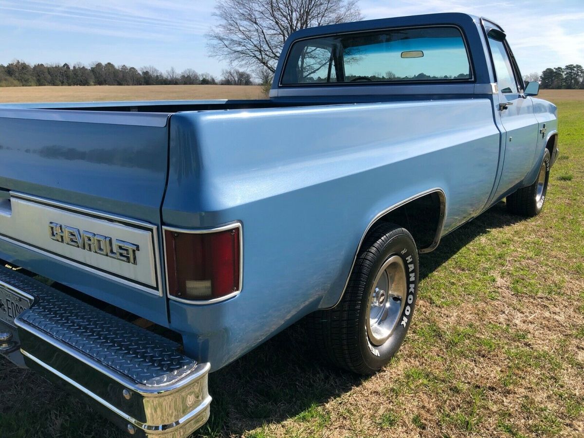 1984 Blue Chevrolet C-10 Standard Cab Pickup
