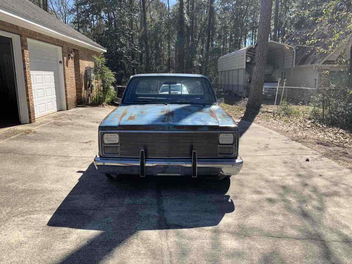 1984 Blue Chevrolet C10 Pickup