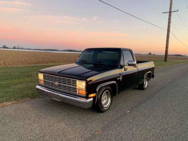 1984 Black Chevrolet C10 Pickup