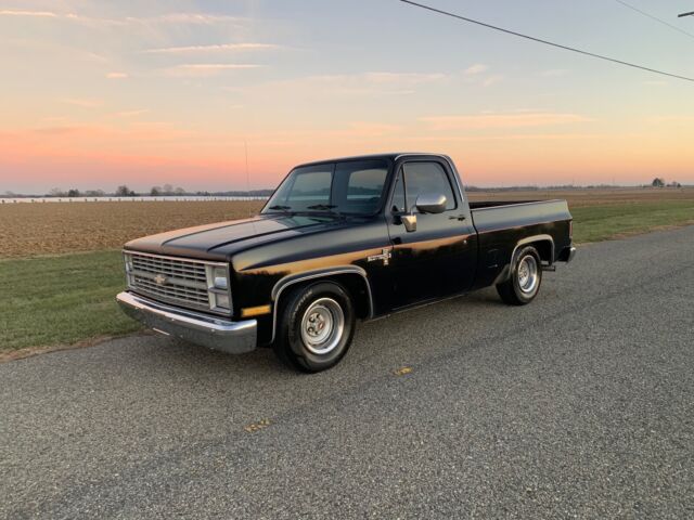 1984 Black Chevrolet C10 Pickup