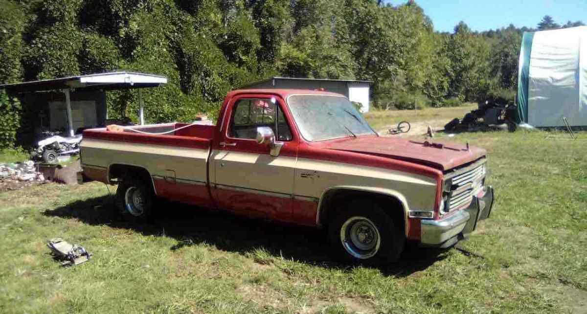 1984 Red Chevrolet C10 Pickup
