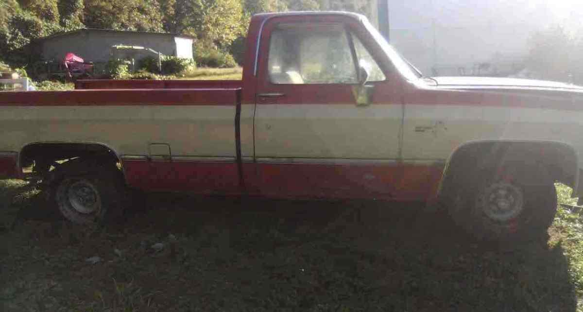1984 Red Chevrolet C10 Pickup