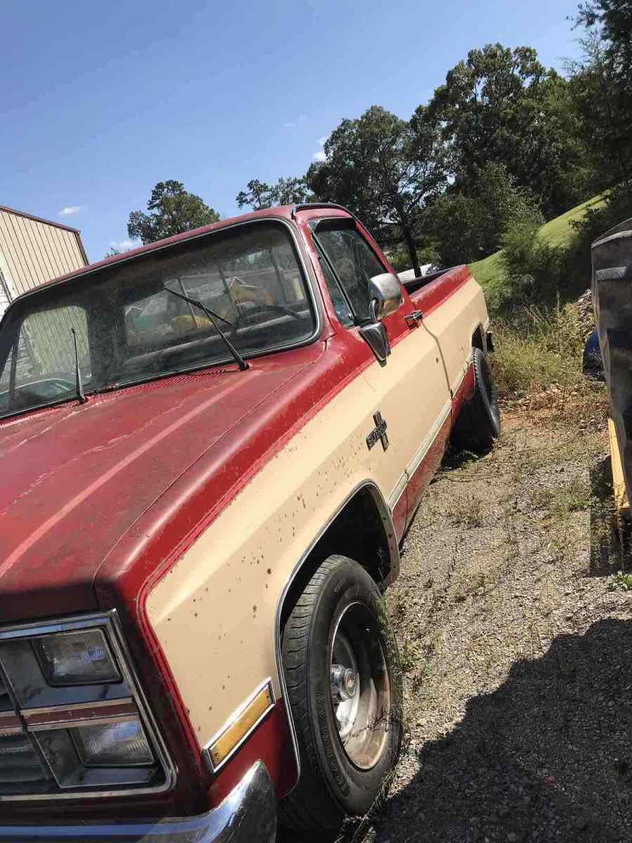 1984 Red Chevrolet C10 Pickup