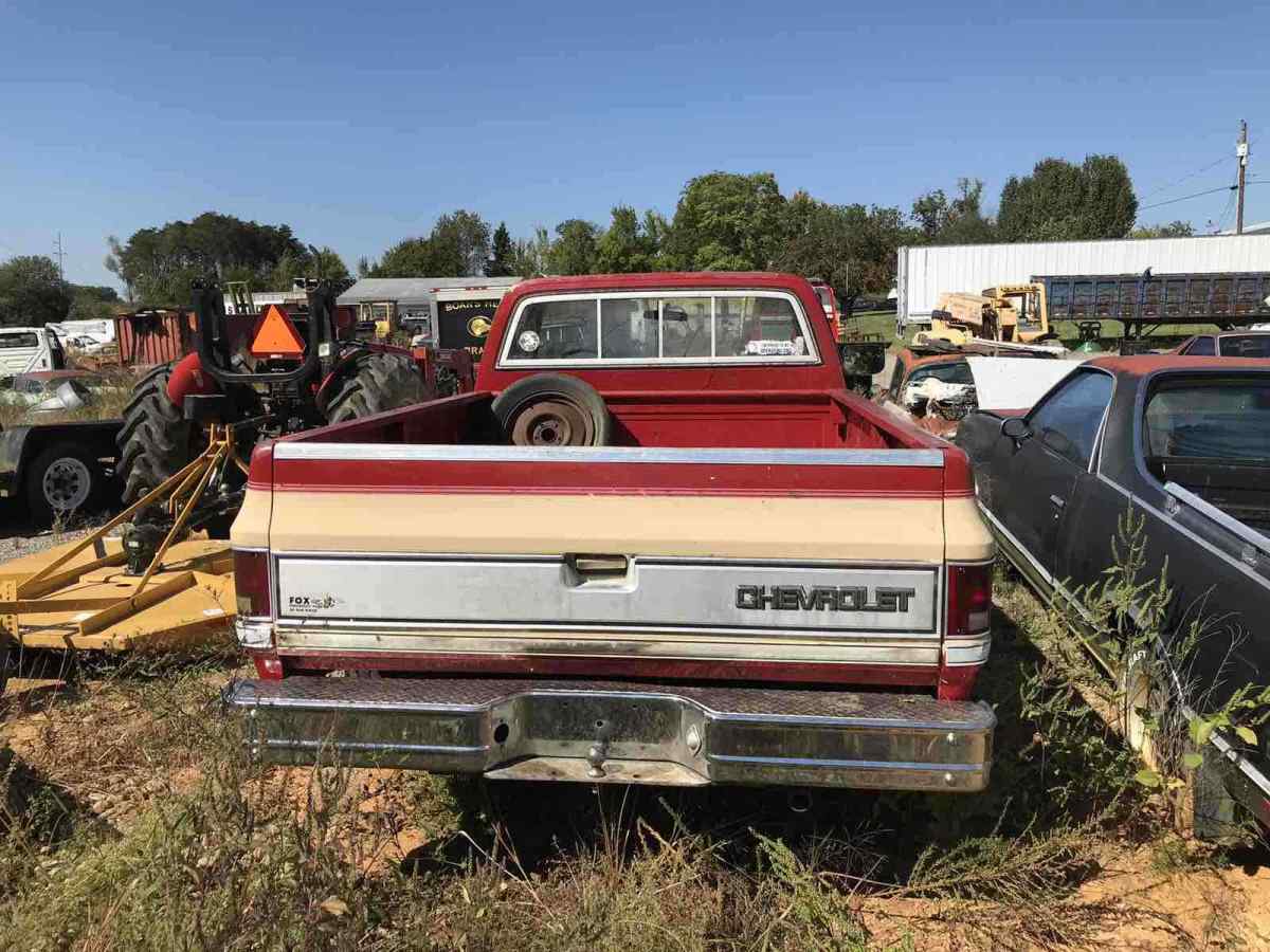 1984 Red Chevrolet C10 Pickup