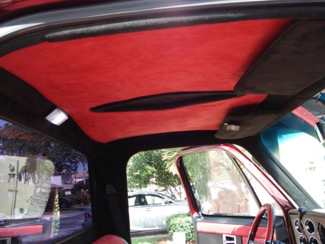 1984 Burgundy Chevrolet C-10 Regular Cab