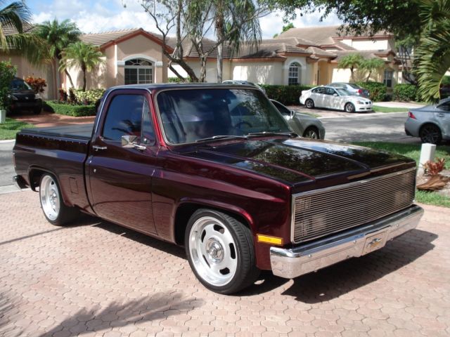 1984 Burgundy Chevrolet C-10 Regular Cab
