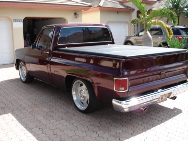 1984 Burgundy Chevrolet C-10 Regular Cab