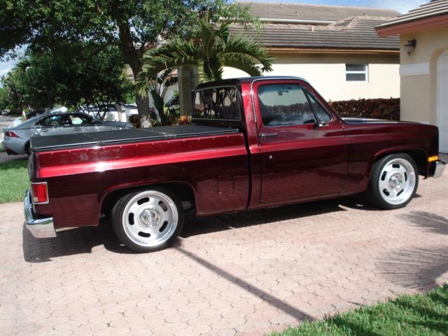 1984 Burgundy Chevrolet C-10 Regular Cab