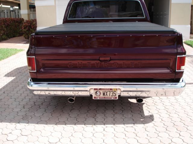 1984 Burgundy Chevrolet C-10 Regular Cab