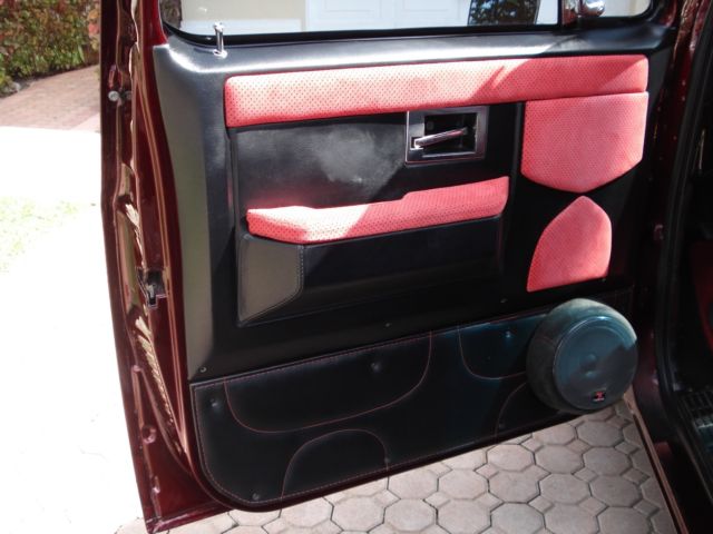 1984 Burgundy Chevrolet C-10 Regular Cab