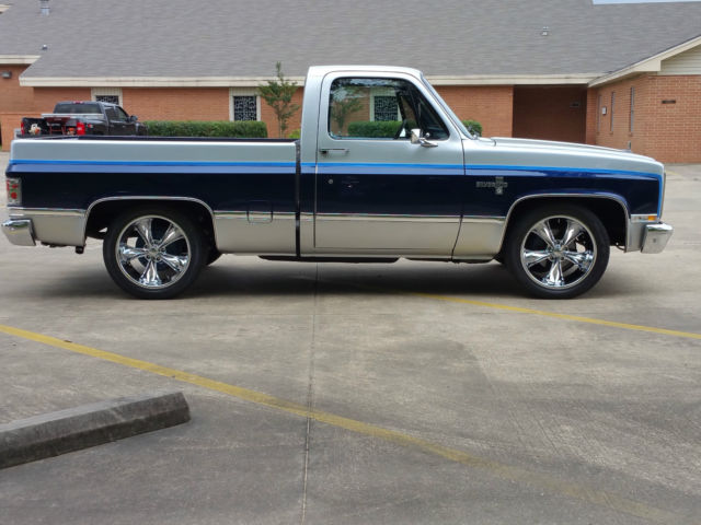 1984 Blue Chevrolet C-10 Standard Cab Pickup