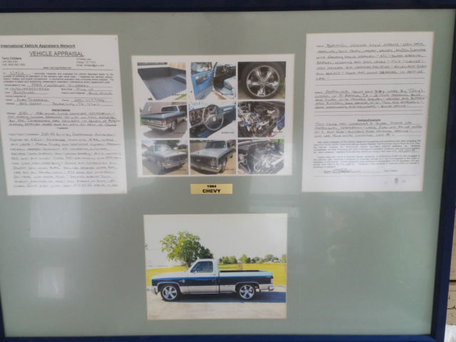 1984 Blue Chevrolet C-10 Standard Cab Pickup