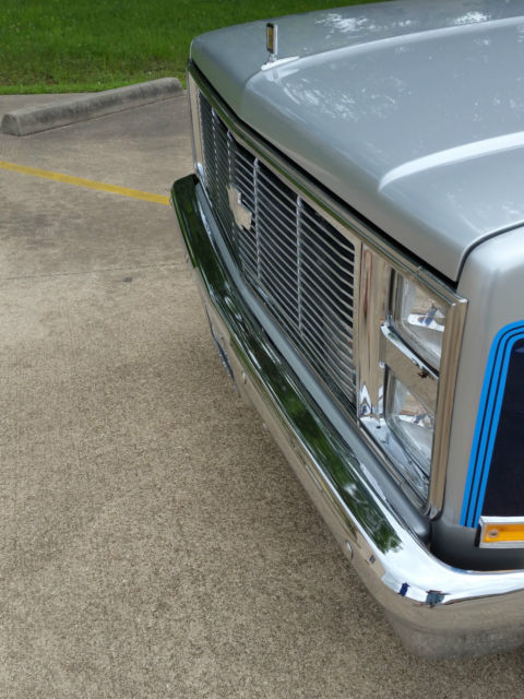 1984 Blue Chevrolet C-10 Standard Cab Pickup
