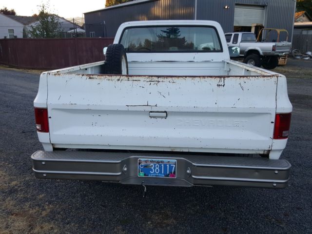 1984 White Chevrolet Other Pickups Cab & Chassis