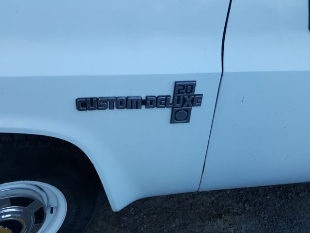 1984 White Chevrolet Other Pickups Cab & Chassis