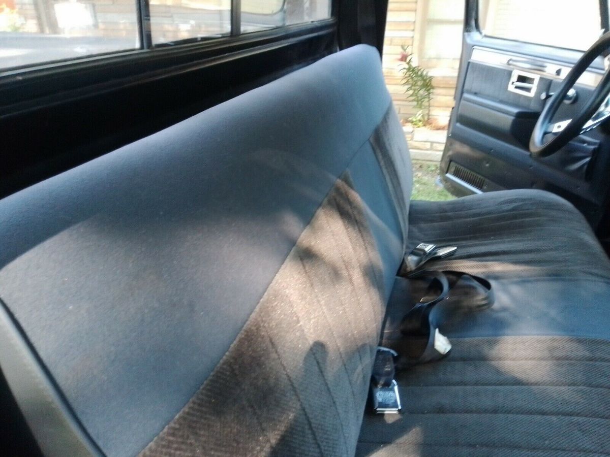 1984 Black Chevrolet C20 Pickup