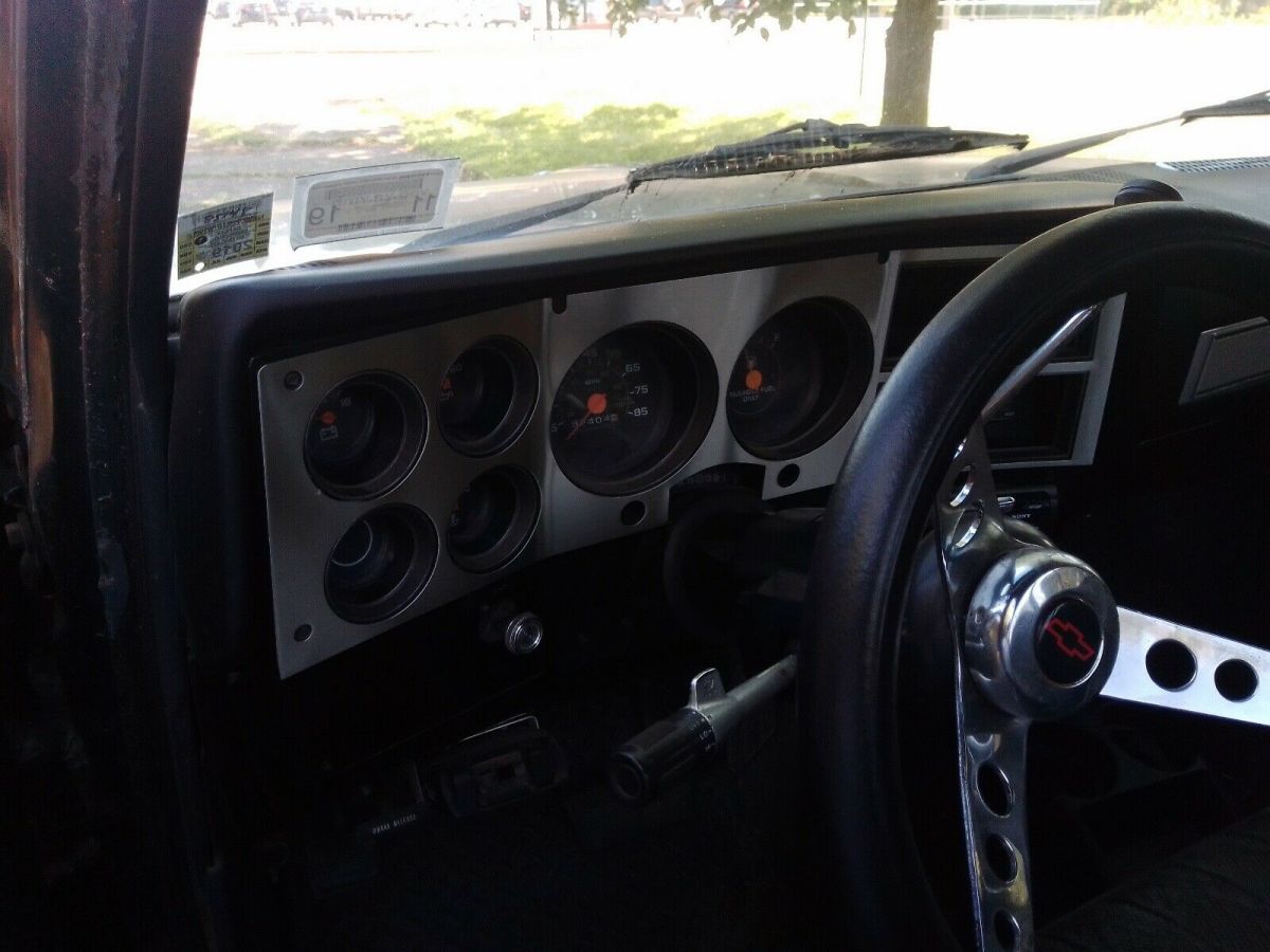 1984 Black Chevrolet C20 Pickup