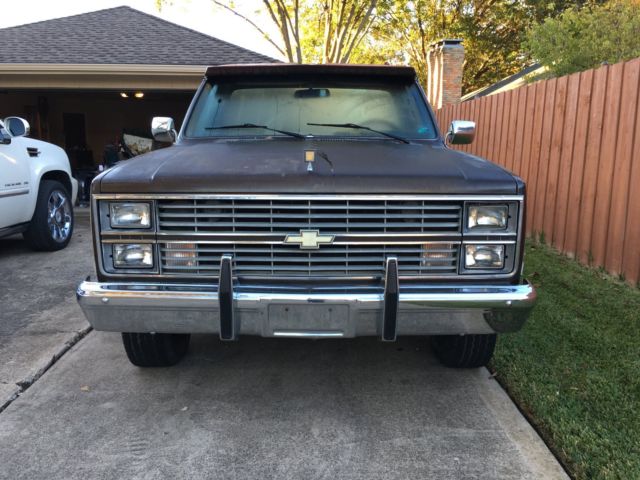 1984 Brown Chevrolet C/K Pickup 1500 Standard Cab Pickup