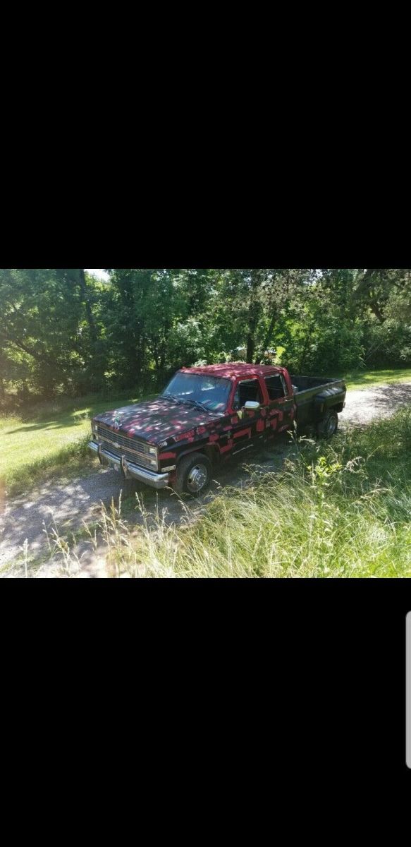 1984 Red Chevrolet C30 Pickup