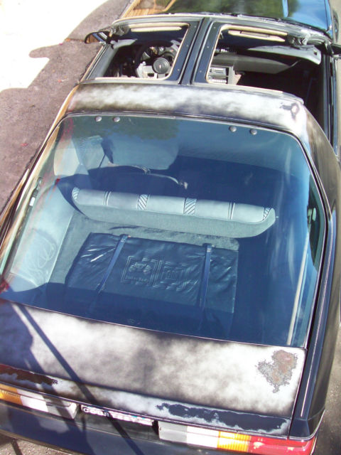 1984 BLACK with SILVER TRIM (STOCK) Chevrolet Camaro TWO DOOR SEDAN with T-TOP