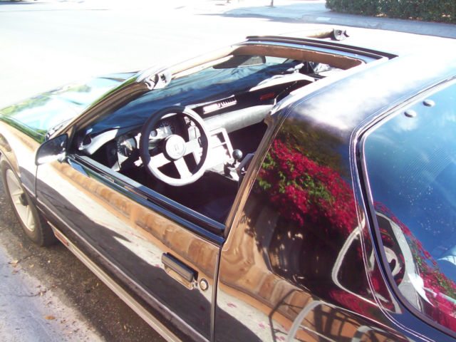 1984 BLACK with SILVER TRIM (STOCK) Chevrolet Camaro TWO DOOR SEDAN with T-TOP