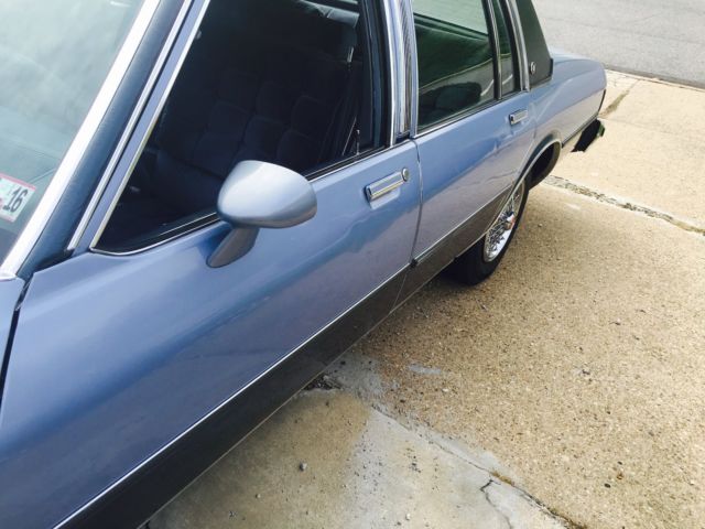 1984 Blue Chevrolet Capriceold Sedan