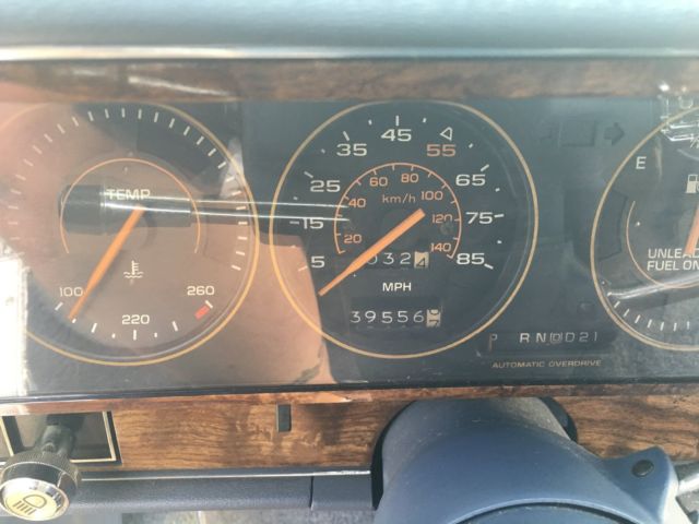 1984 Blue Chevrolet Capriceold Sedan