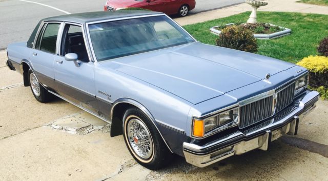 1984 Blue Chevrolet Capriceold Sedan