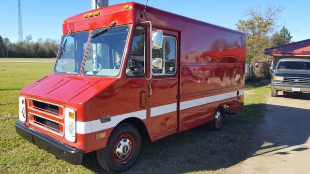1984 Red Chevrolet Chevy Van Stepvan Truck