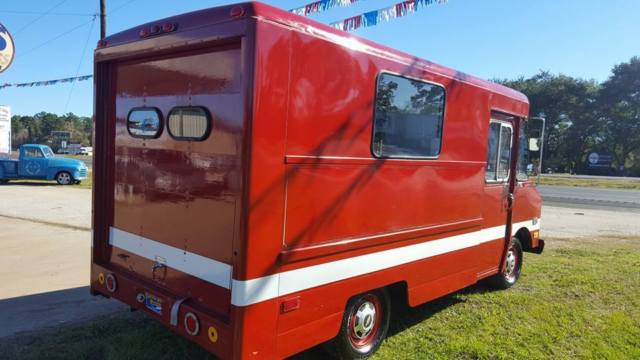1984 Red Chevrolet Chevy Van Stepvan Truck