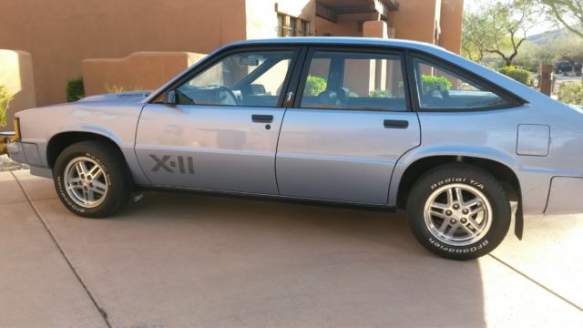 1984 Blue Chevrolet Citation II Hatchback